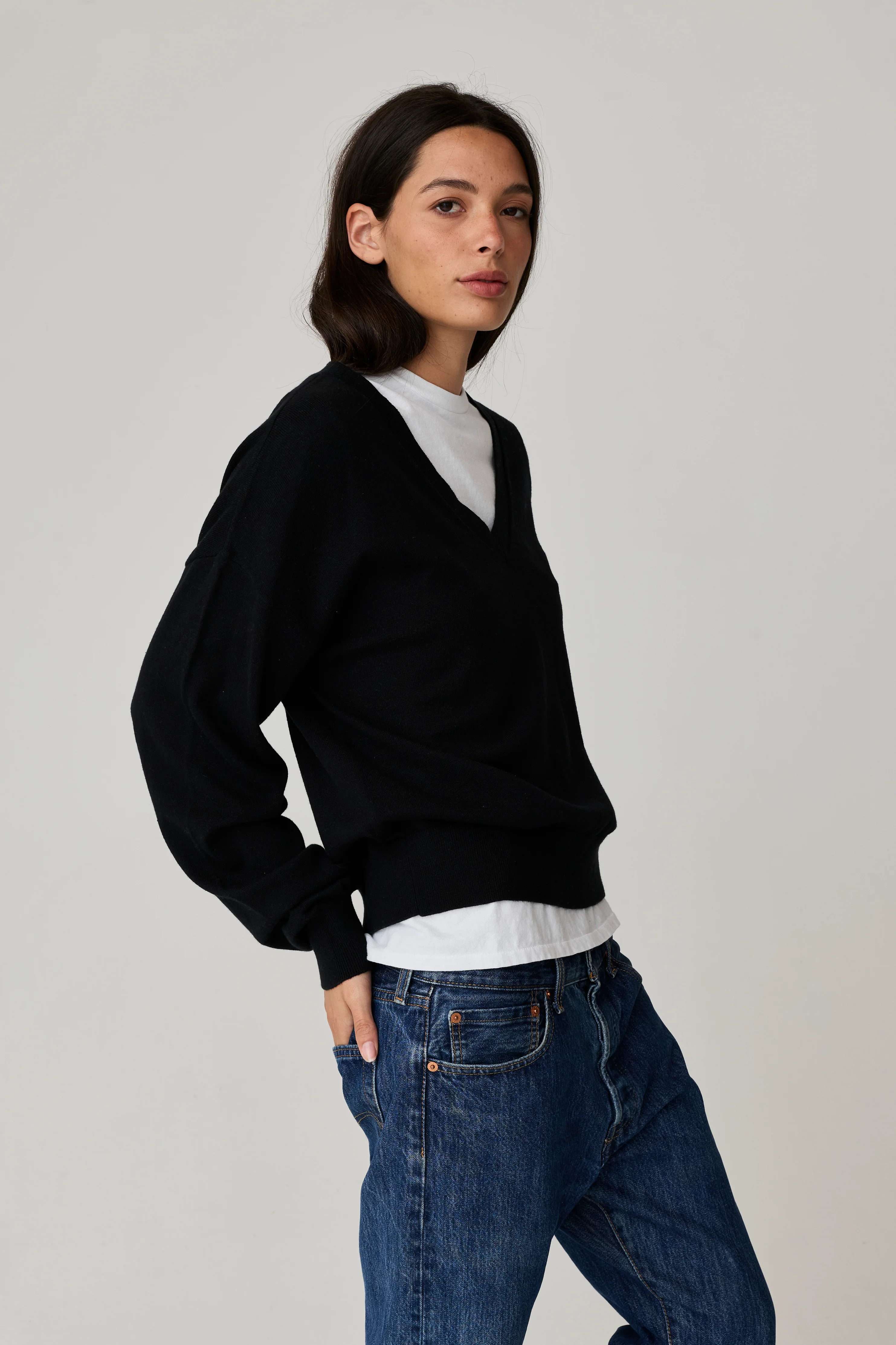 Alice Cotton Cashmere Sweater - Image 3