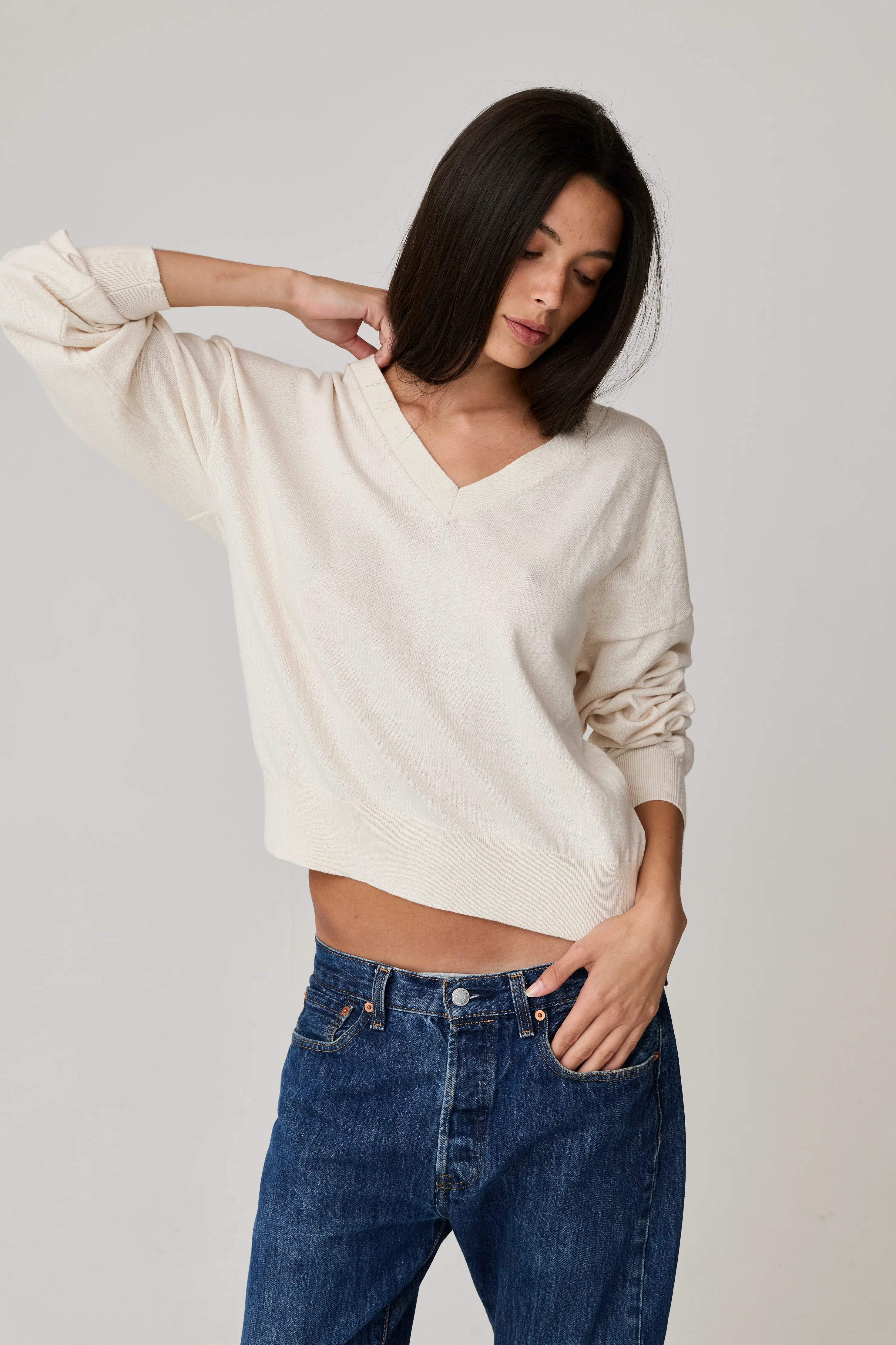 Alice Cotton Cashmere Sweater - Image 7