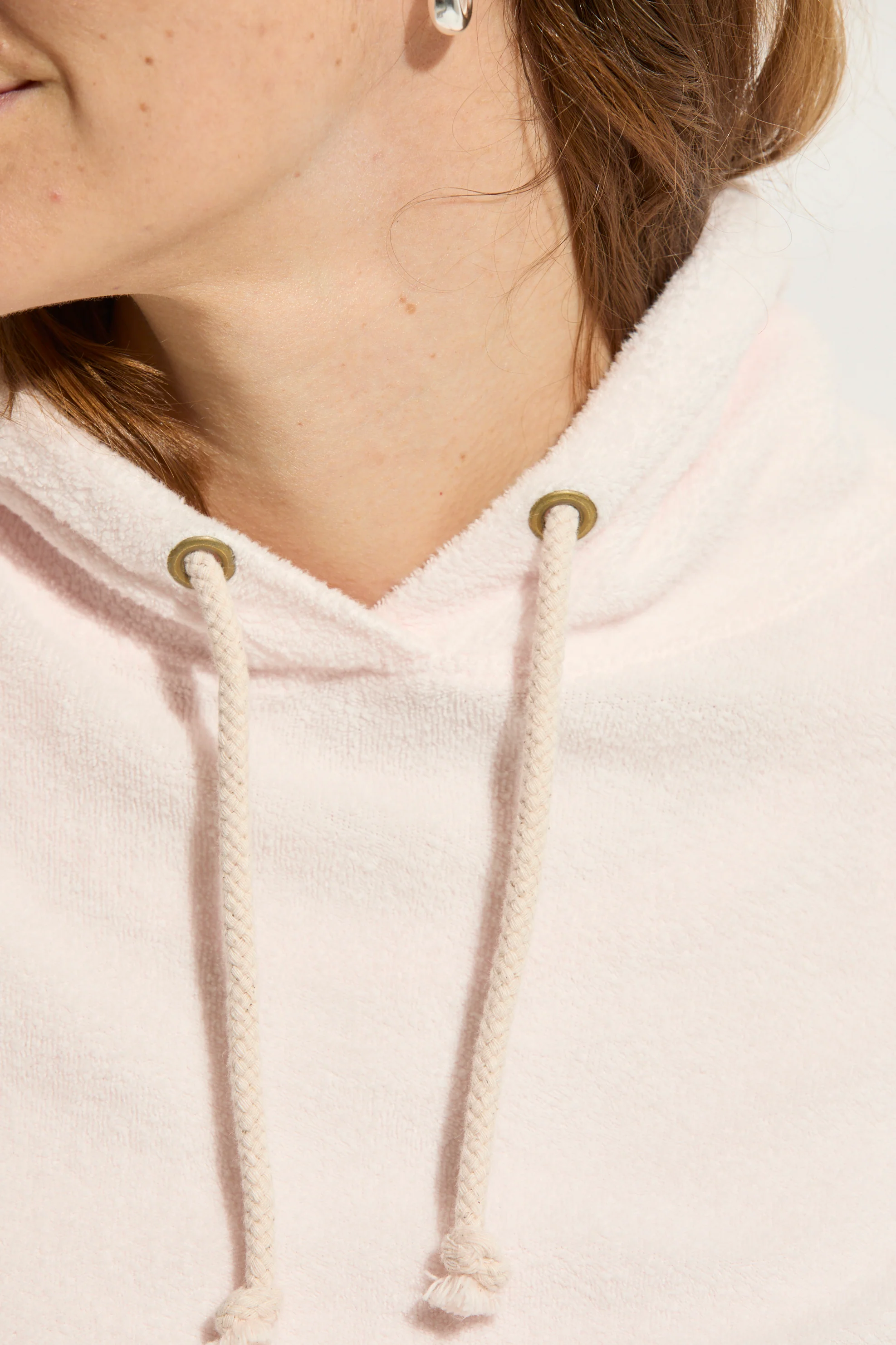 Hazel Cotton Sherpa Hoodie - Image 12