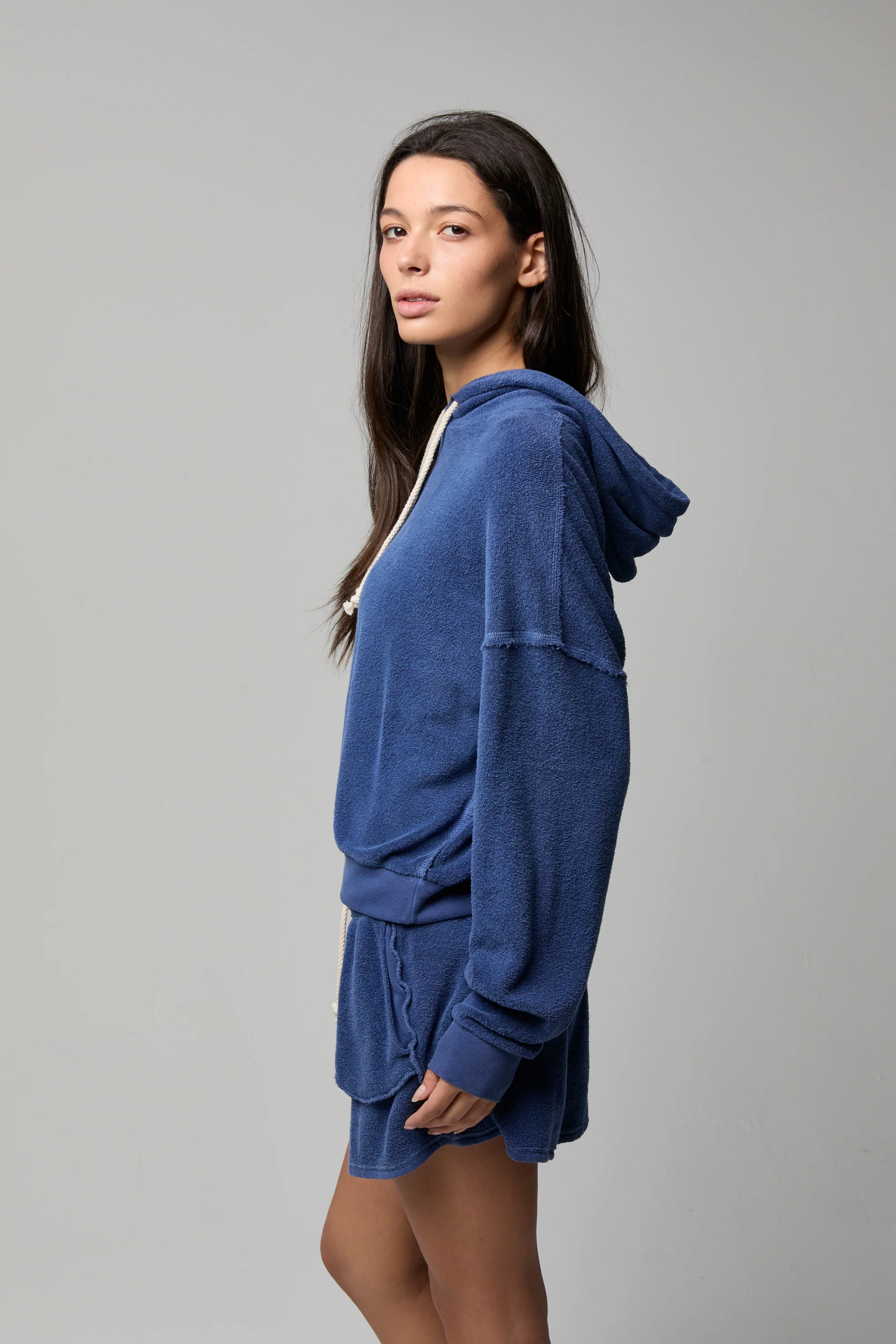 Hazel Cotton Sherpa Hoodie - Image 3