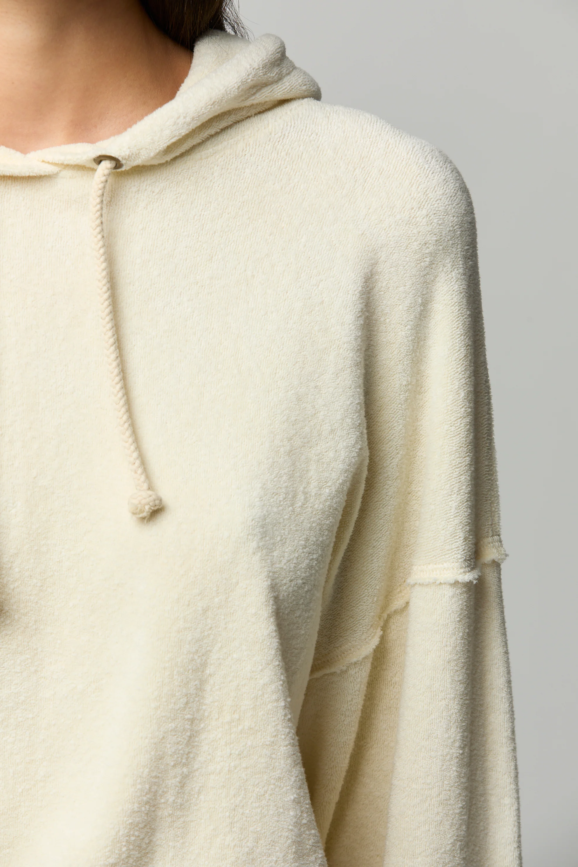 Hazel Cotton Sherpa Hoodie - Image 8