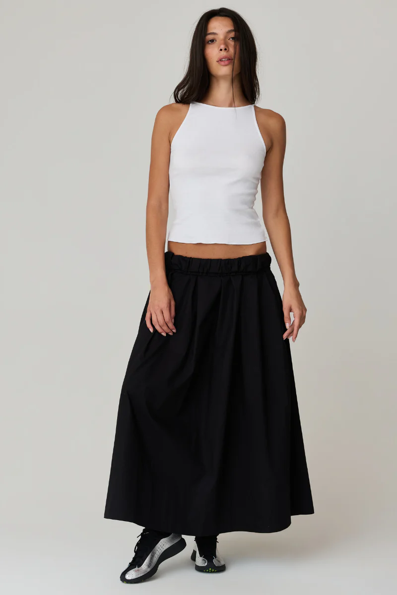 Kate Poplin Pleated Skirt - Image 6