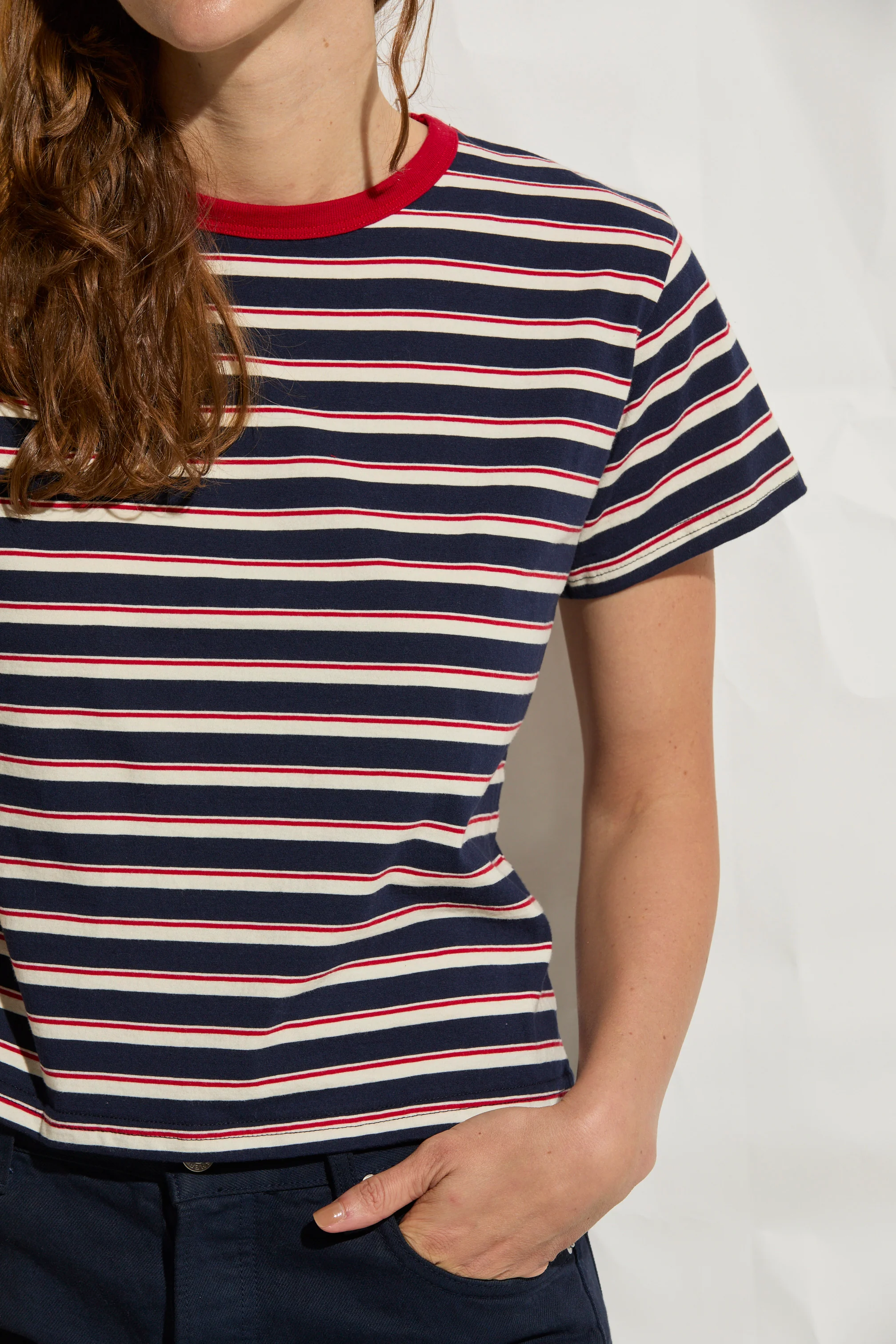 Mina Stripe Tee - Image 3