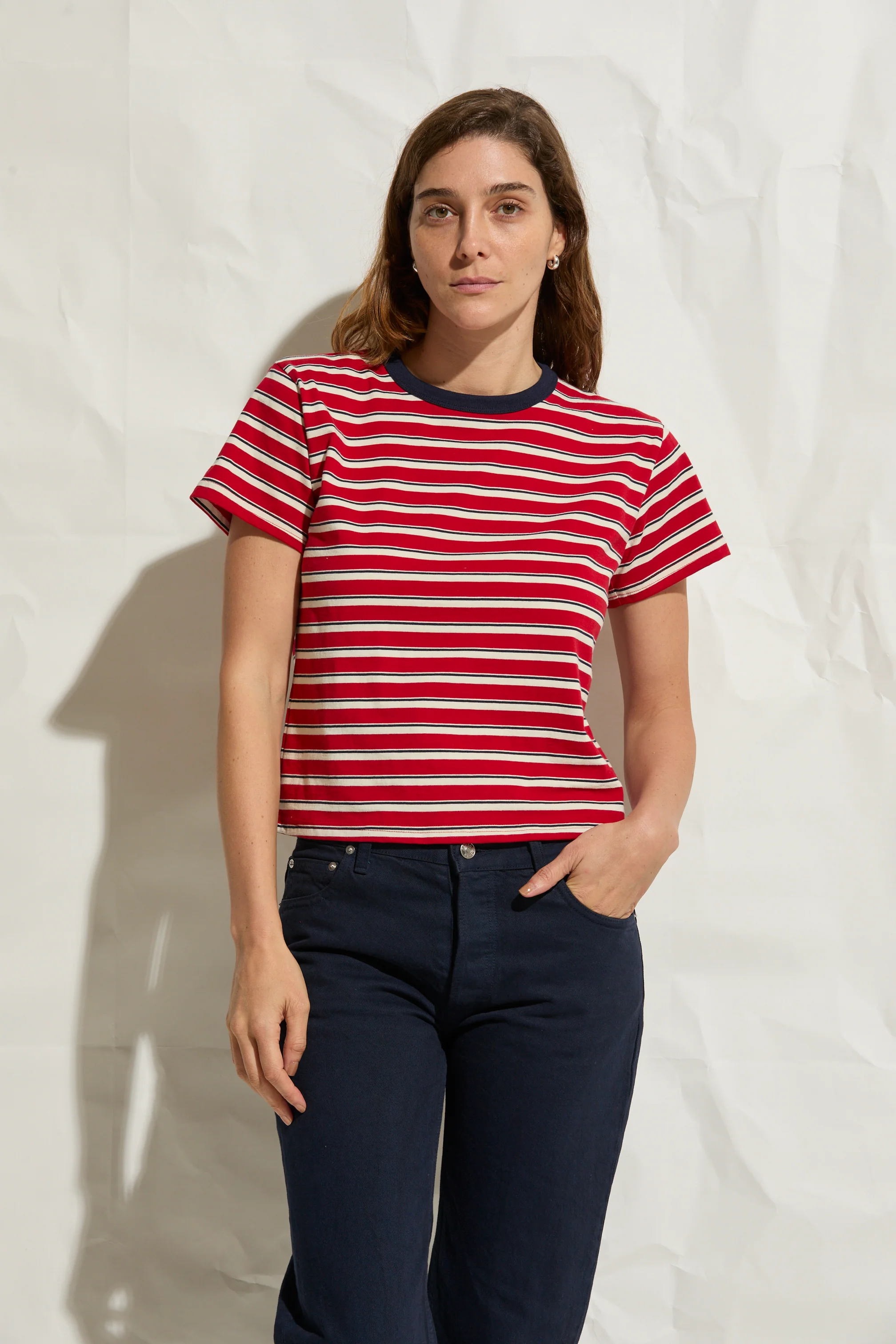 Mina Stripe Tee - Image 4
