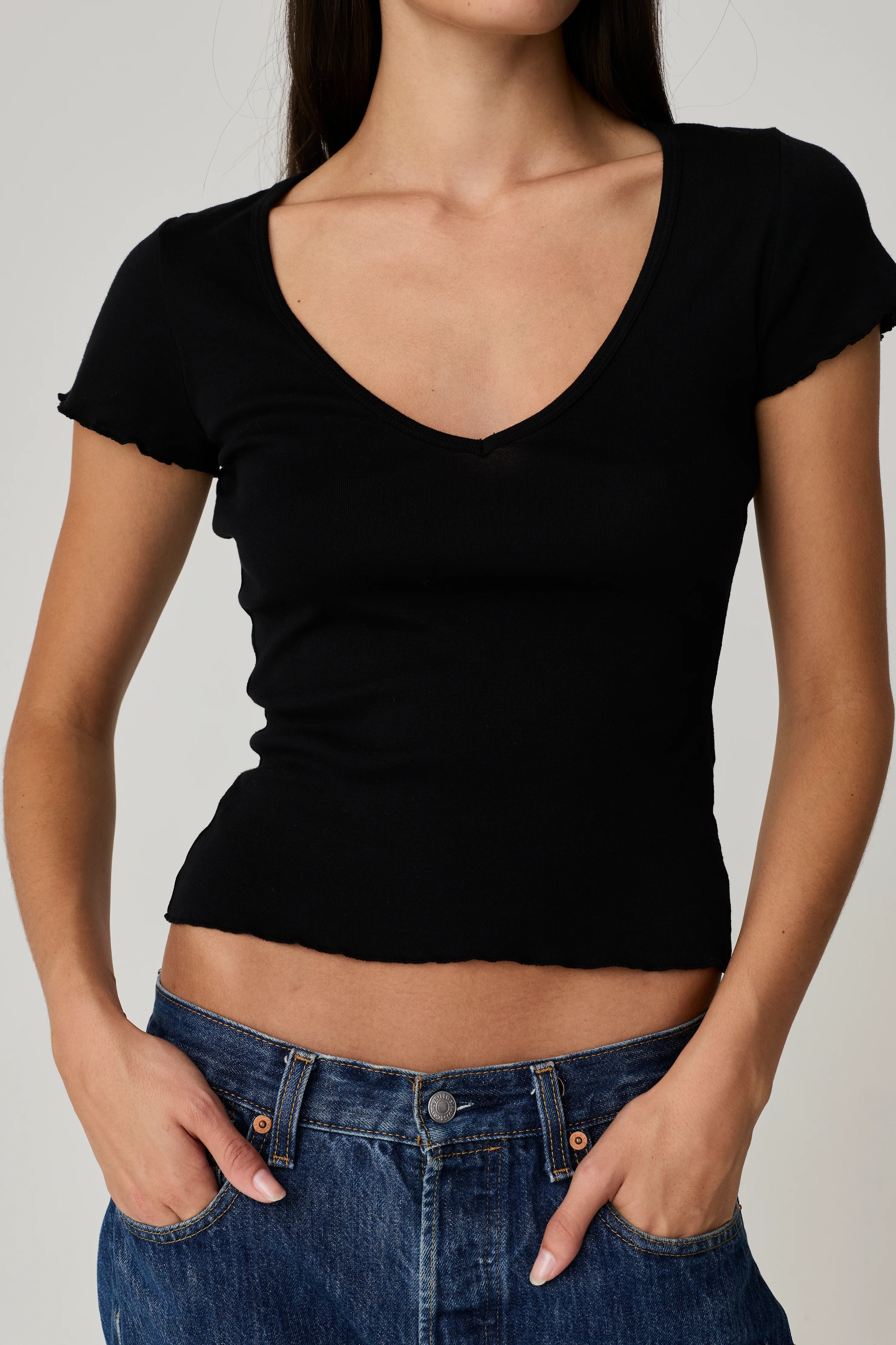 Vicki V-Neck Tee - Image 33